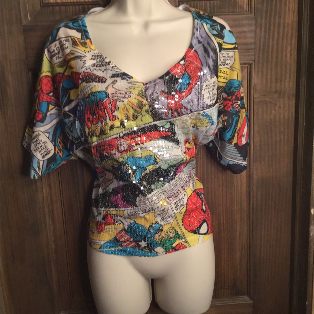 Marvel Avengers Spider-Man V neck